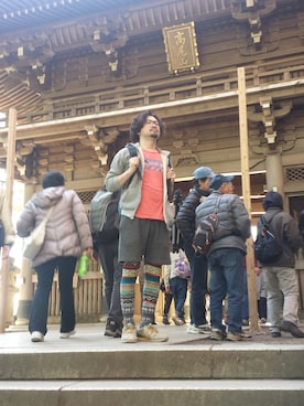 「アイテム（その他）」を使った、ABEさん（メンズ・171cm・30代）の冬コーディネート