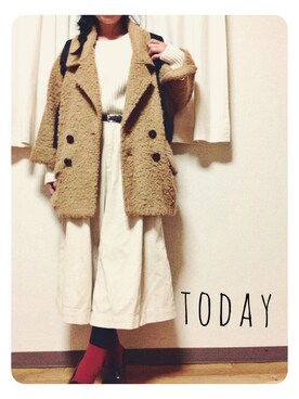 ma sa miさん（レディース・152cm）の冬コーディネート