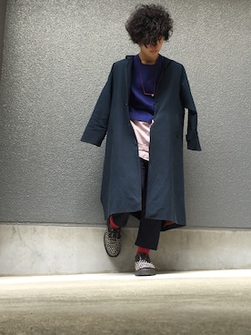 「Martin Margiela」｜「アイテム（その他アウター）」を使った、vitaさん（メンズ・165cm）の春コーディネート