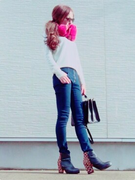 「murua」｜yukinaさん（レディース・158cm）の冬コーディネート