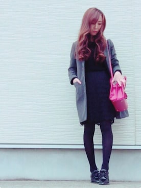 「MERCURYDUO（マーキュリーデュオ）のアイテム（モカシン/デッキシューズ）」を使った、yukinaさん（レディース・158cm）の春コーディネート