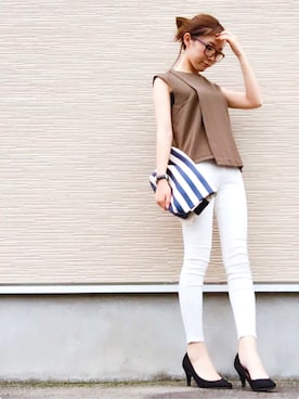 yukinaさん（レディース・158cm）の夏コーディネート