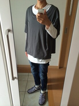 takさん（メンズ・179cm）の夏コーディネート