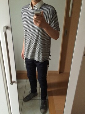 takさん（メンズ・179cm）の夏コーディネート