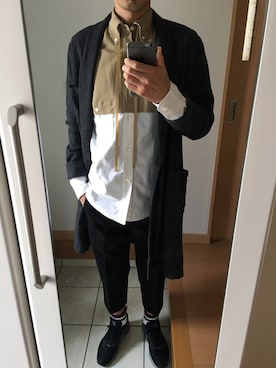 「SASQUATCHfabrix.（サスクワァッチファブリックス）のアイテム」を使った、takさん（メンズ・179cm）の秋コーディネート