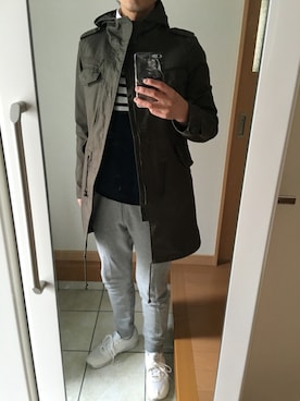 「CASH CA（カシュカ）のアイテム」を使った、takさん（メンズ・179cm）の春コーディネート