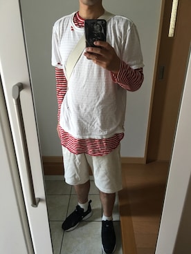 「CASH CA（カシュカ）のアイテム」を使った、takさん（メンズ・179cm）の春コーディネート