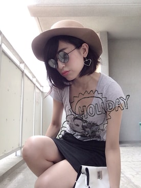 ayako112さん（レディース・154cm）の夏コーディネート