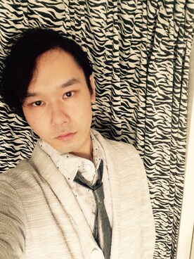 「アイテム（その他アウター）」を使った、矢島綾人さん（メンズ・165cm・20代）の夏コーディネート