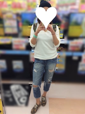 「BEAMS（ビームス）のアイテム（その他シューズ）」を使った、RICHさん（レディース・165cm）の春コーディネート