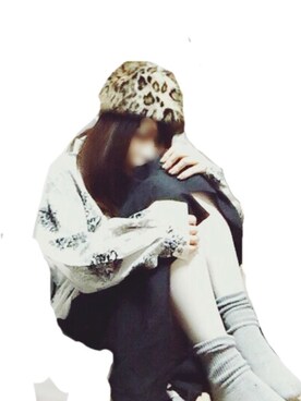 「Language（ランゲージ）のアイテム（帽子）」を使った、meshikuzu🇯🇵さん（レディース・152cm）の冬コーディネート