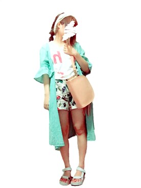 「PLENTY（プレンティ）のアイテム」を使った、meshikuzu🇯🇵さん（レディース・152cm）の夏コーディネート