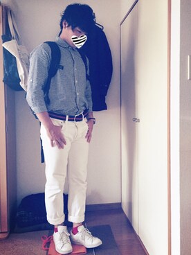 ウェア遥紀さん（メンズ・172cm）の春コーディネート