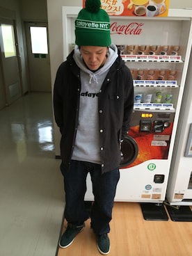 「Lafayette（ラファイエット）のアイテム（ブルゾン）」を使った、daichiさん（メンズ・180cm）の秋コーディネート