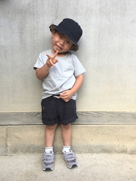 SUNさん（キッズ・90cm）の夏コーディネート