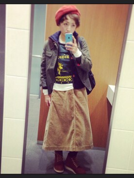 ayamiiiiさん（レディース・159cm）の冬コーディネート