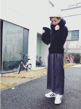 ayamiiiiさん（レディース・159cm）の冬コーディネート