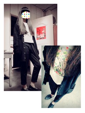 「MEIER.Q（マイヤーキュー）のアイテム（その他アウター）」を使った、Abbieさん（レディース・164cm）の春コーディネート