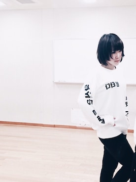 「SPINNS（スピンズ）のアイテム（ジャージ）」を使った、naruさん（レディース・162cm）の秋コーディネート