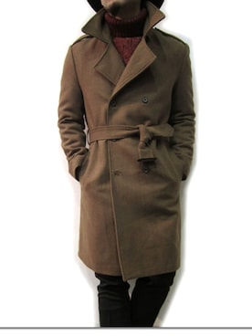 「Cuirs（キュイー）のアイテム」を使った、Cuirs（キュイー）専属モデルさん（メンズ・170cm）の冬コーディネート