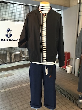 「Cuirs（キュイー）のアイテム（パンツ）」を使った、Cuirs（キュイー）専属モデルさん（メンズ・170cm）の冬コーディネート