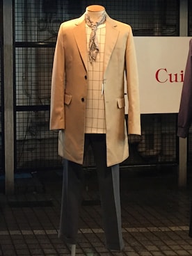 「Cuirs（キュイー）のアイテム（パンツ）」を使った、Cuirs（キュイー）専属モデルさん（メンズ・170cm）の冬コーディネート