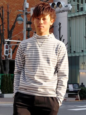 「Cuirs（キュイー）のアイテム」を使った、Cuirs（キュイー）専属モデルさん（メンズ・168cm）の冬コーディネート