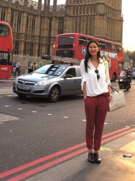「PRIMARK（プライマーク）のアイテム（その他シューズ）」を使った、Peggyさん（レディース・165cm）の秋コーディネート