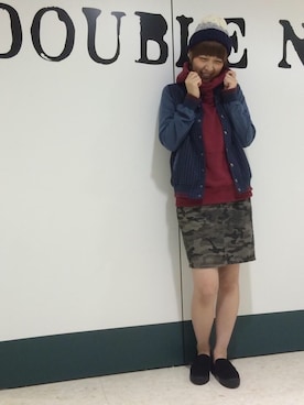 「アクティブ」｜「アイテム（パーカー）」を使った、くろゆんさん（レディース・163cm）の秋コーディネート