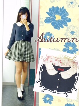 「YELLOW96（イエロー96）のアイテム」を使った、Moon✯*さん（レディース・165cm）の秋コーディネート