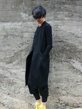 「DEVOA（デヴォア）のアイテム」を使った、KENJIさん（メンズ・186cm）の夏コーディネート