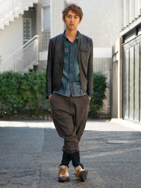 YUKOさん（レディース・178cm）の秋コーディネート