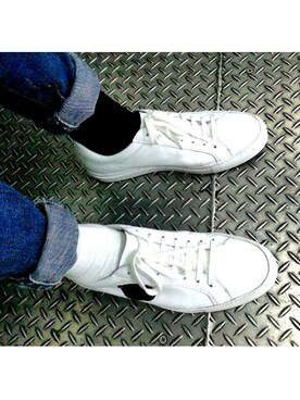 「TOPMAN（トップマン）のアイテム（レッグウェア）」を使った、Yuya Yanさん（メンズ・183cm）の秋コーディネート