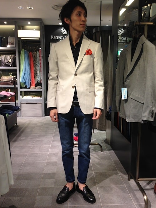Shun Recency Of Mine 阪急ﾒﾝｽﾞ館 Recency Of Mineのテーラードジャケットを使ったコーディネート Wear