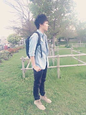 か ぁ こさん（メンズ・175cm）の春コーディネート