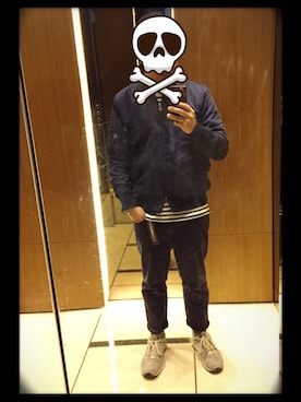 「plain-me（プレインミー）のアイテム」を使った、Roy Cさん（メンズ・163cm）の冬コーディネート