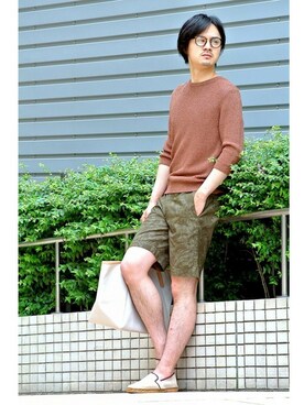 EDIFICE仙台店スタッフさん（メンズ・173cm）の夏コーディネート