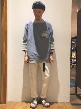 zakikameさん（メンズ・170cm）の夏コーディネート