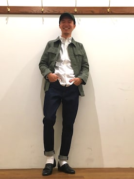 「SEVENDAYS=SUNDAY（セブンデイズサンデイ）のアイテム（帽子）」を使った、zakikameさん（メンズ・170cm）の夏コーディネート