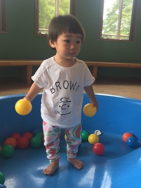 「Carter's（カーターズ）のアイテム（レッグウェア）」を使った、MARKさん（キッズ・90cm）の夏コーディネート