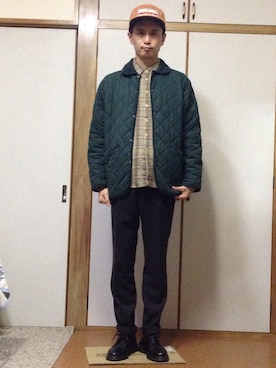 「EDIFICE（エディフィス）のアイテム（ブーツ）」を使った、S.Hさん（メンズ・173cm）の春コーディネート