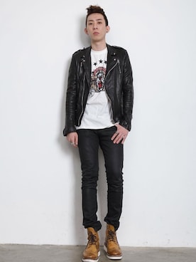 「grenson」｜MOKOOJIN さん（メンズ・180cm）の夏コーディネート