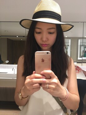 「Yves Saint Laurent（イヴサンローラン）のアイテム（その他）」を使った、Rainie。カツさん（レディース・166cm）の夏コーディネート