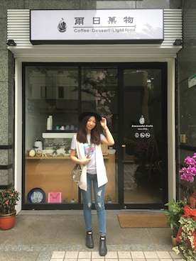 「Balanciagaのアイテム」を使った、Rainie。カツさん（レディース・166cm）の夏コーディネート