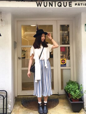 Rainie。カツさんのコーディネート