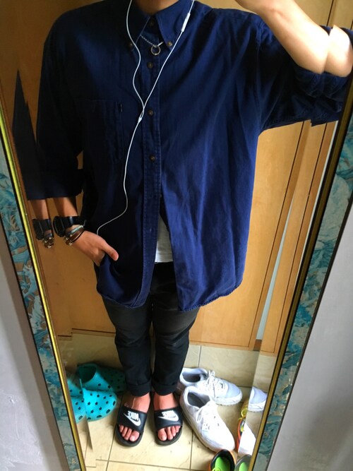 Kohei Nike Sportswearのビーチサンダルを使ったコーディネート Wear