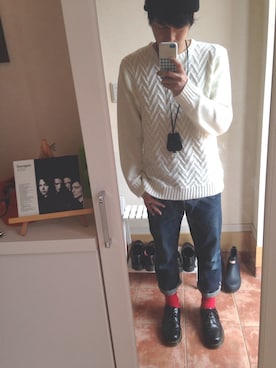 「LITHIUM HOMME(リチウム オム)のアイテム(財布/小物)」を使った、yasuさん(メンズ・172cm)の冬コーディネート