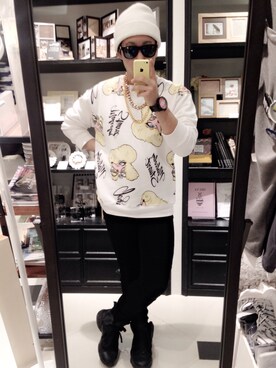 「JOYRICH」｜「アイテム（ニットキャップ/ビーニー）」を使った、ちゃんさん（メンズ・163cm）の秋コーディネート