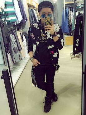 「JOYRICH」｜「アイテム（財布/小物）」を使った、ちゃんさん（メンズ・163cm）の秋コーディネート