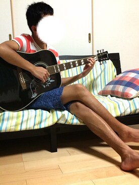 「OLD NAVY（オールドネイビー）のアイテム（その他パンツ、ブルー系）」を使った、Ta-sanさん（メンズ・175cm）の夏コーディネート